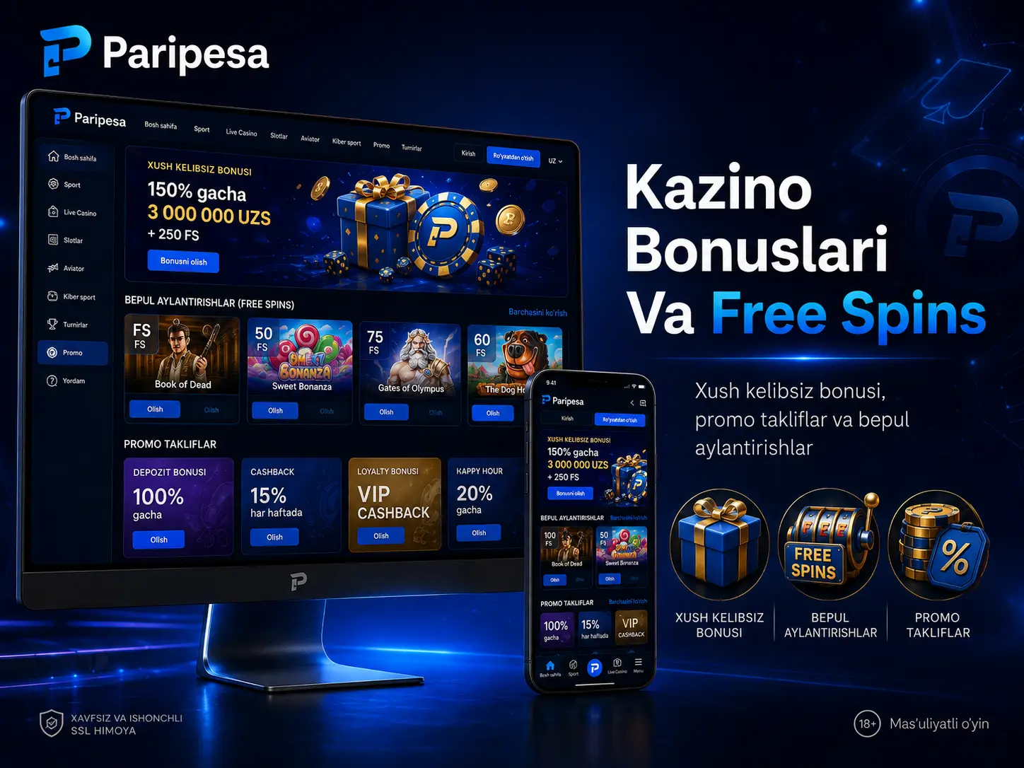 Paripesa Casino'da Slotlar
