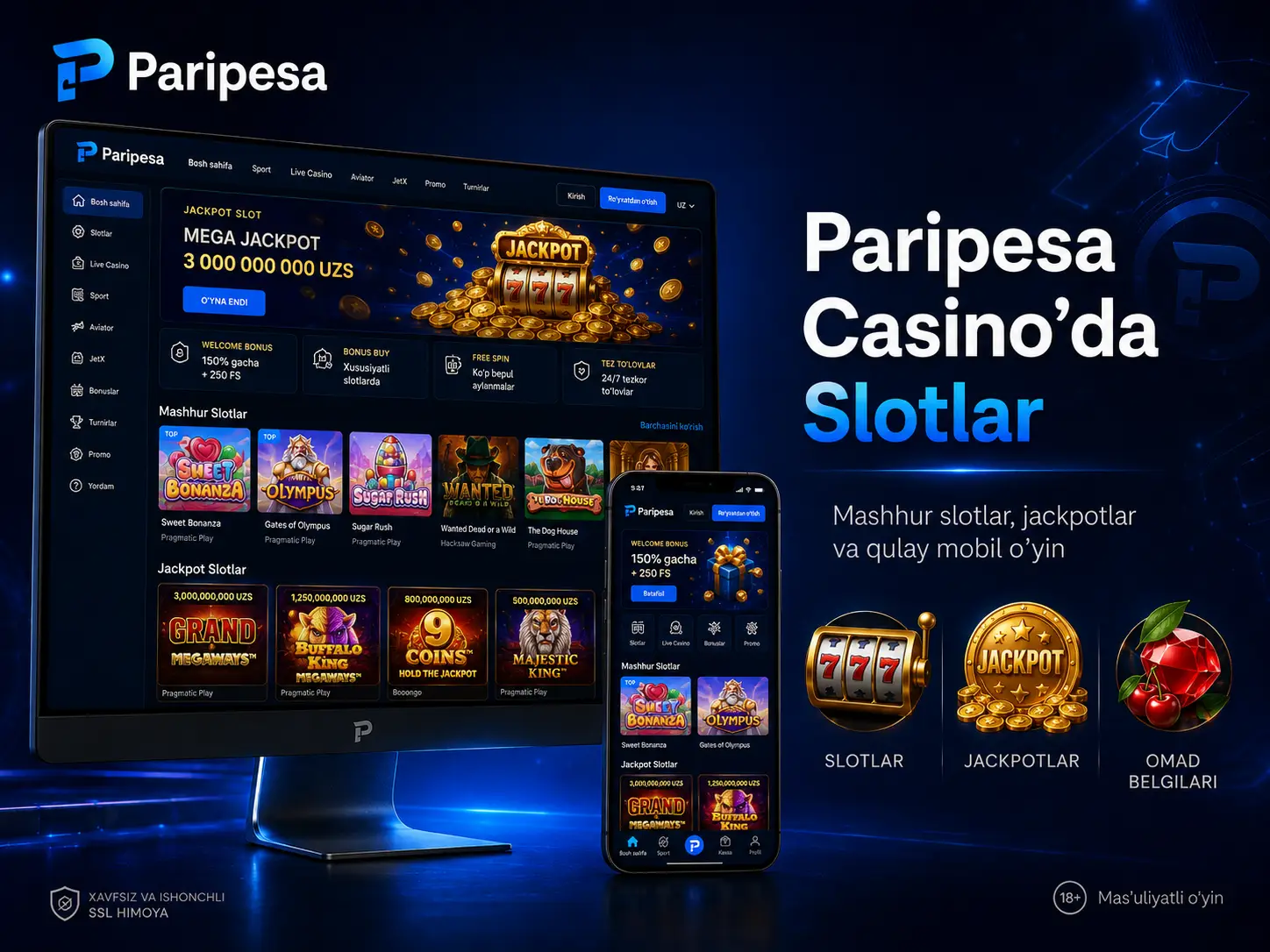 Paripesa Uzbekistan'da Live Casino